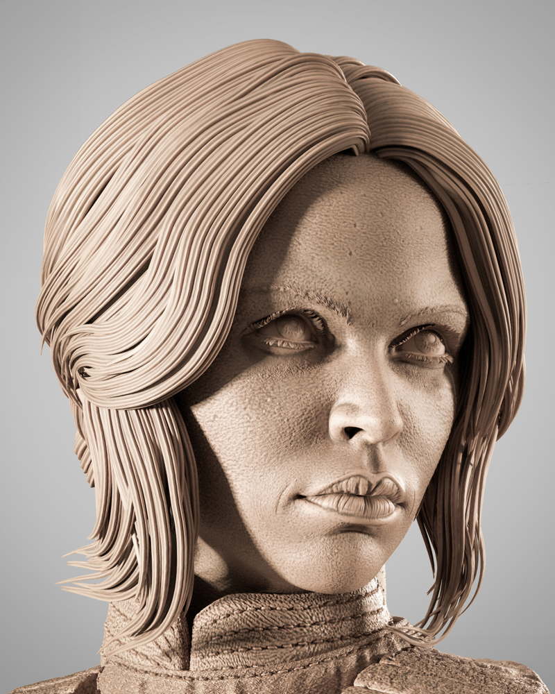 Jyn Erso – Sculpture