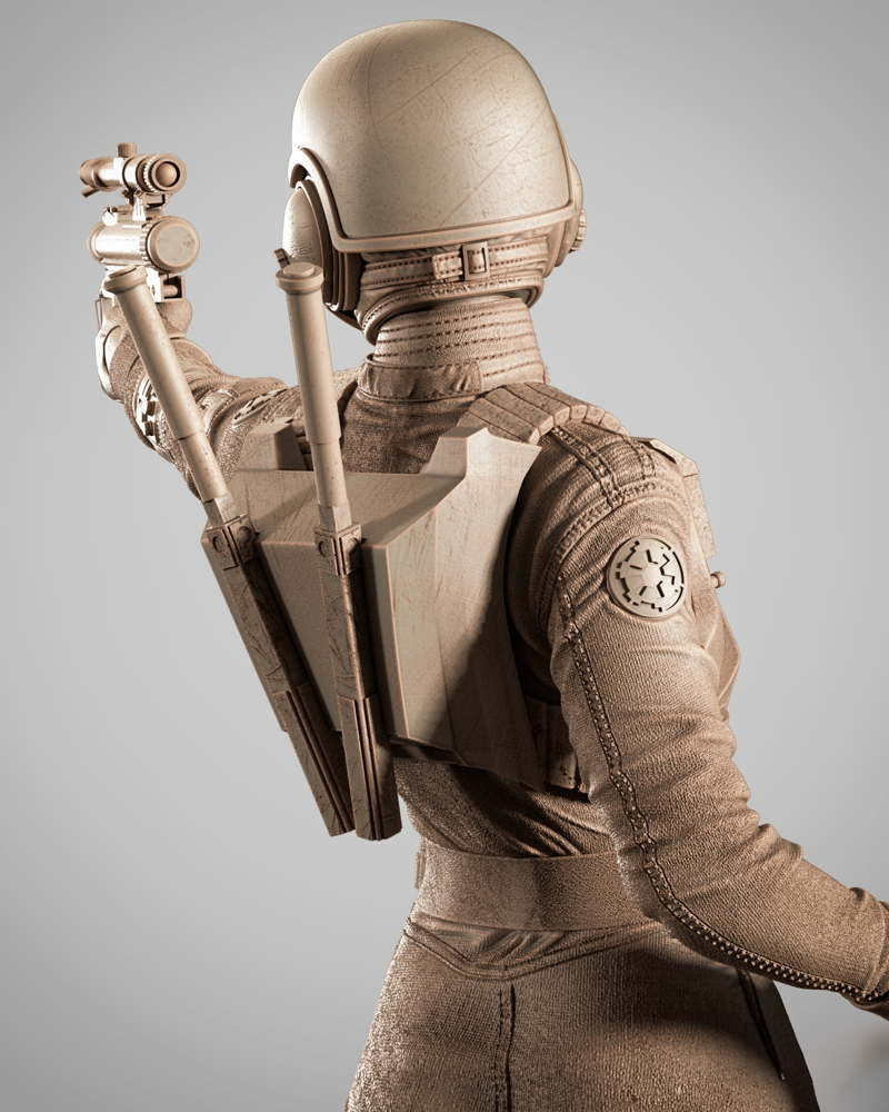 Jyn Erso – Sculpture