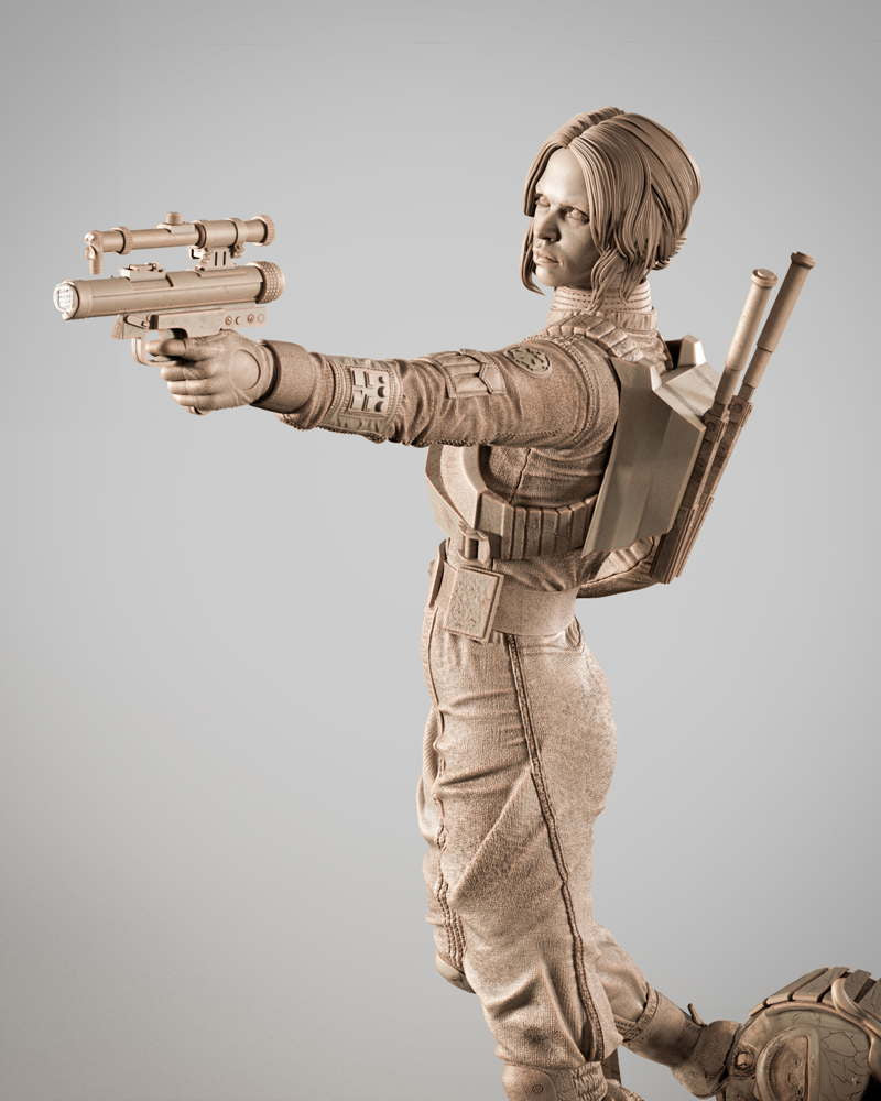 Jyn Erso – Sculpture