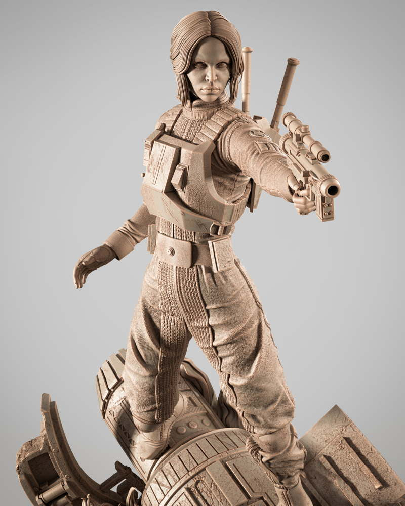 Jyn Erso – Sculpture