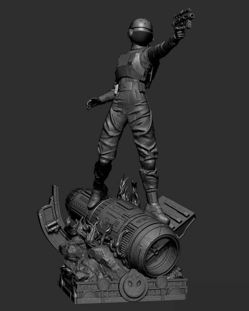 Jyn Erso – Sculpture