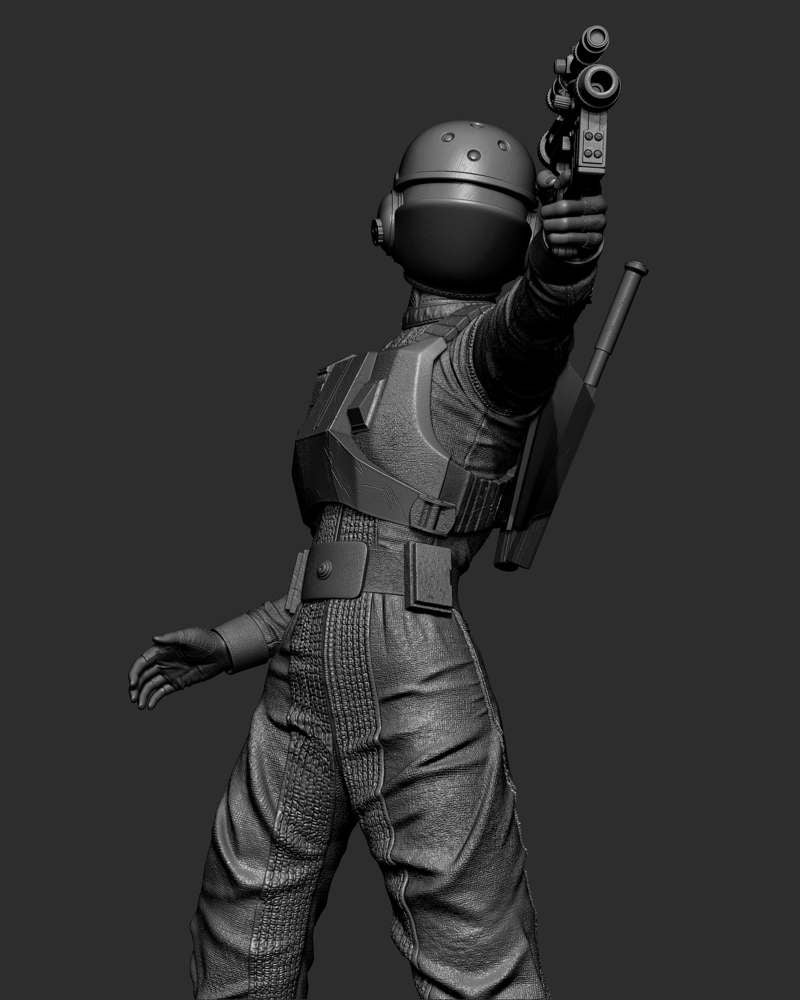 Jyn Erso – Sculpture