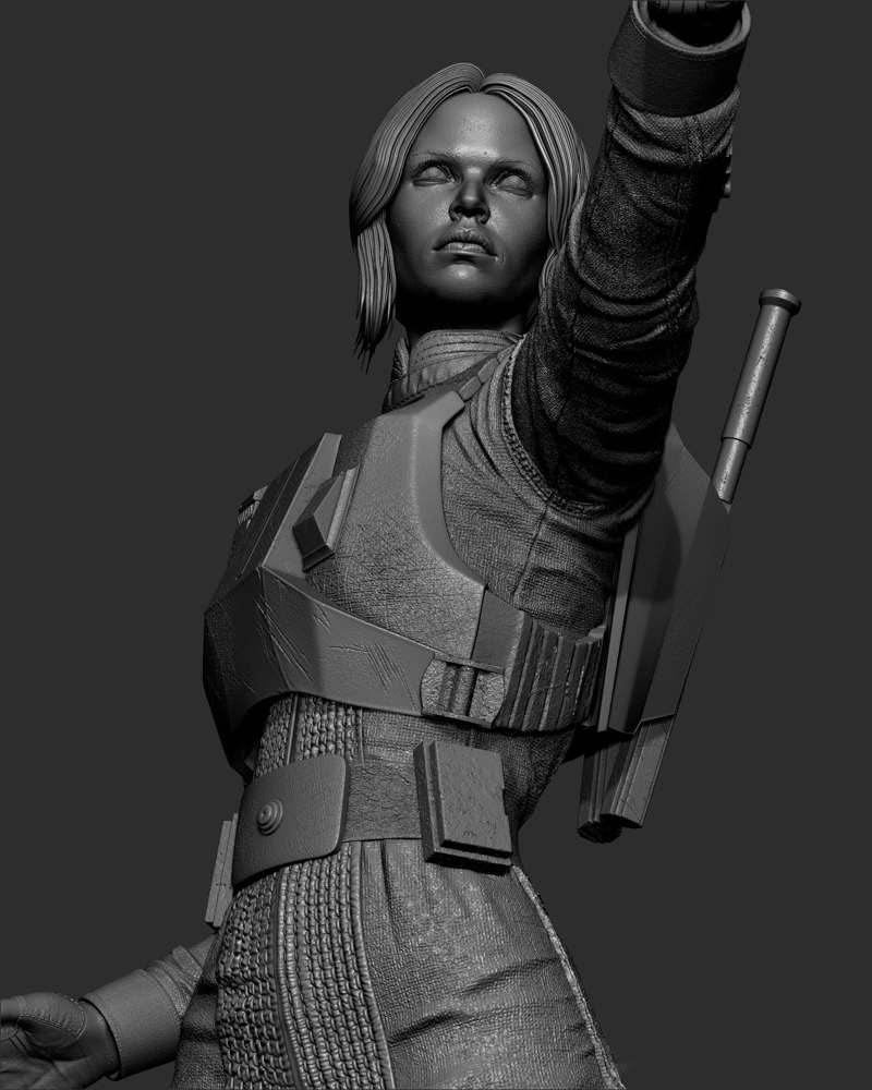 Jyn Erso – Sculpture