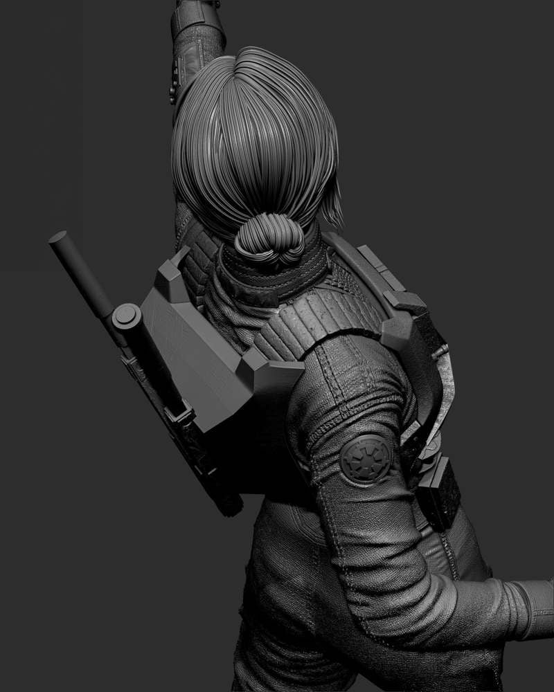 Jyn Erso – Sculpture