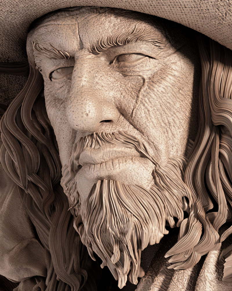 Hector Barbossa – Portrait Bust
