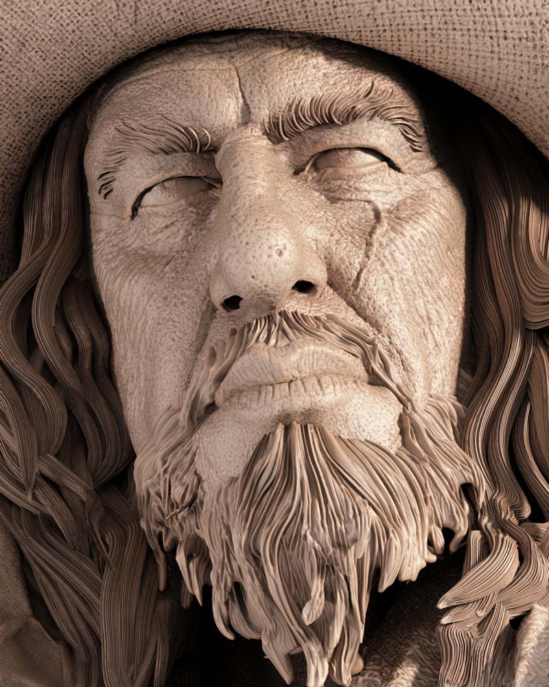 Hector Barbossa – Portrait Bust