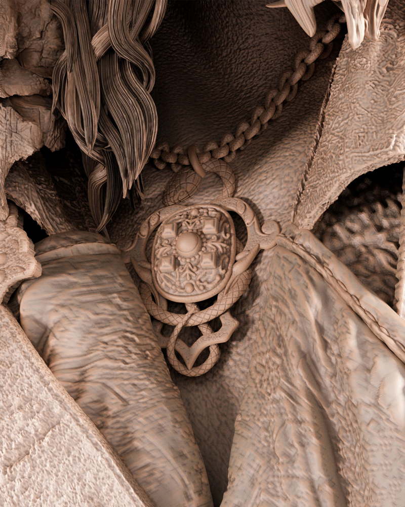 Hector Barbossa – Portrait Bust