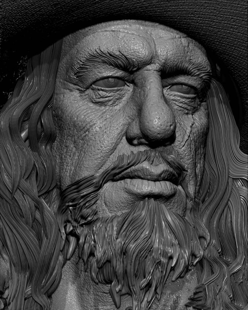 Hector Barbossa – Portrait Bust