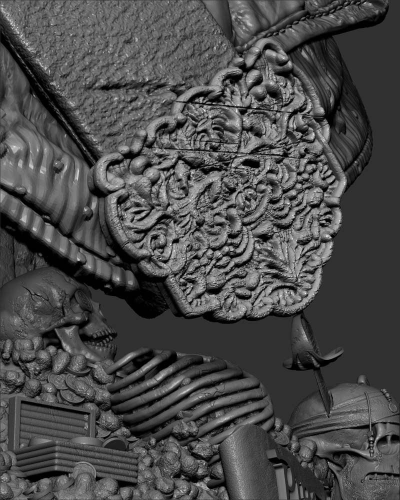 Hector Barbossa – Portrait Bust