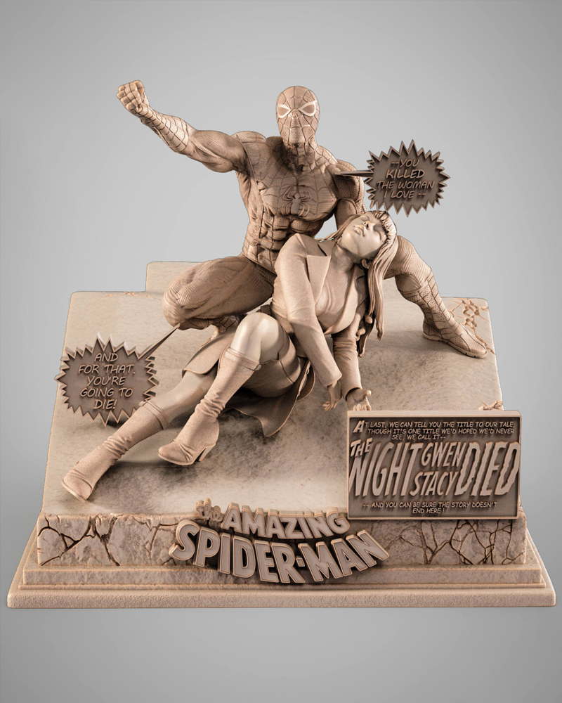 Spiderman and Gwen Stacy – Diorama