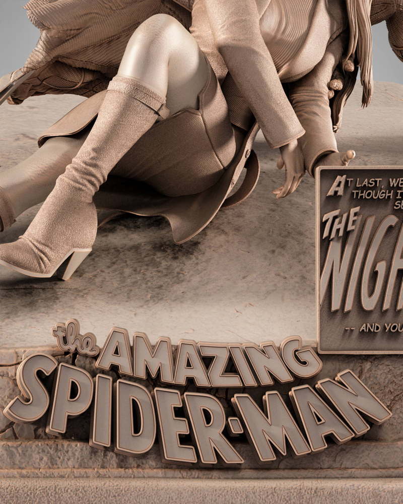 Spiderman and Gwen Stacy – Diorama