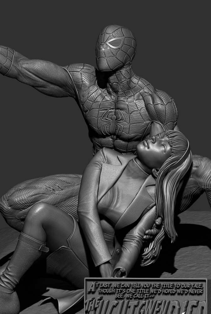 Spiderman and Gwen Stacy – Diorama