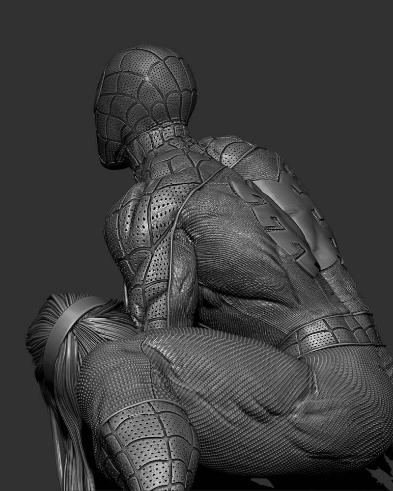 Spiderman and Gwen Stacy – Diorama