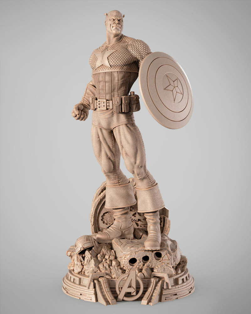 Captain America #3 – Sculpture