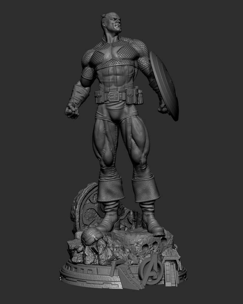 Captain America #3 – Sculpture
