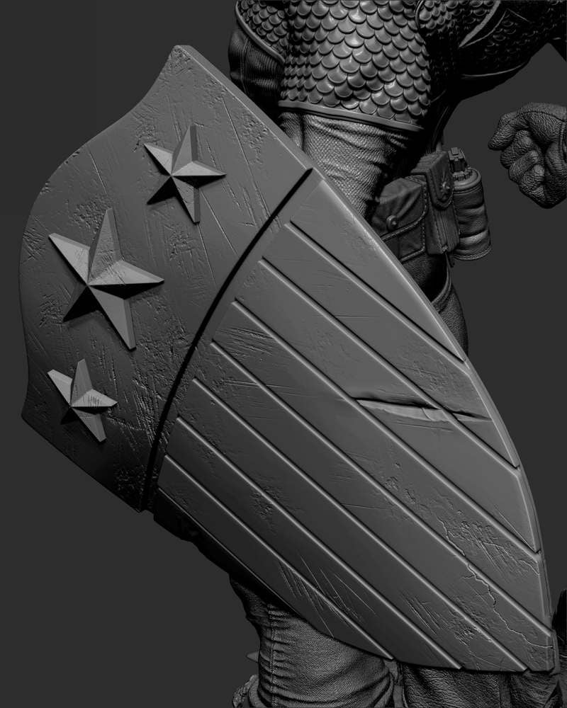 Captain America #3 – Sculpture