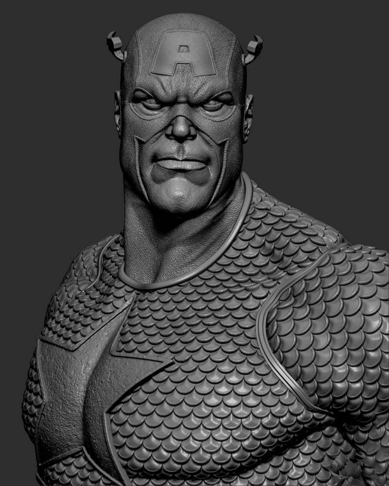 Captain America #3 – Sculpture