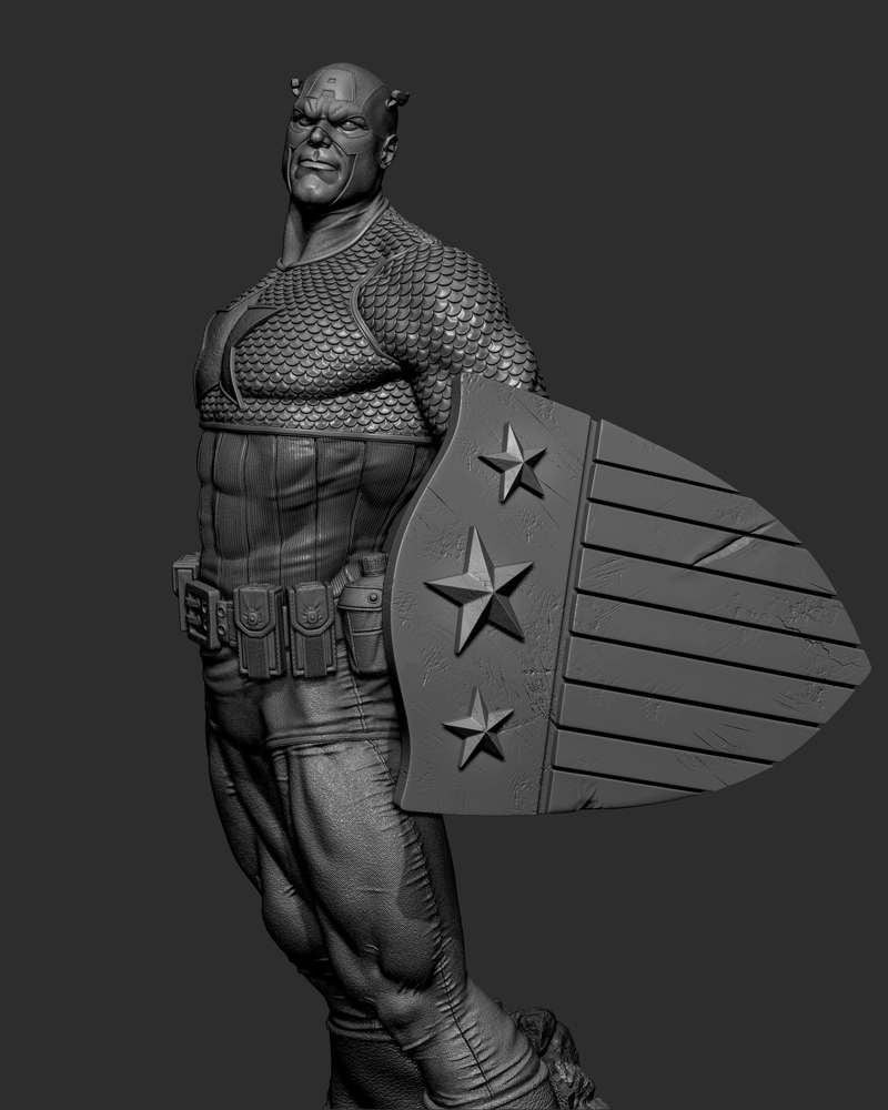 Captain America #3 – Sculpture