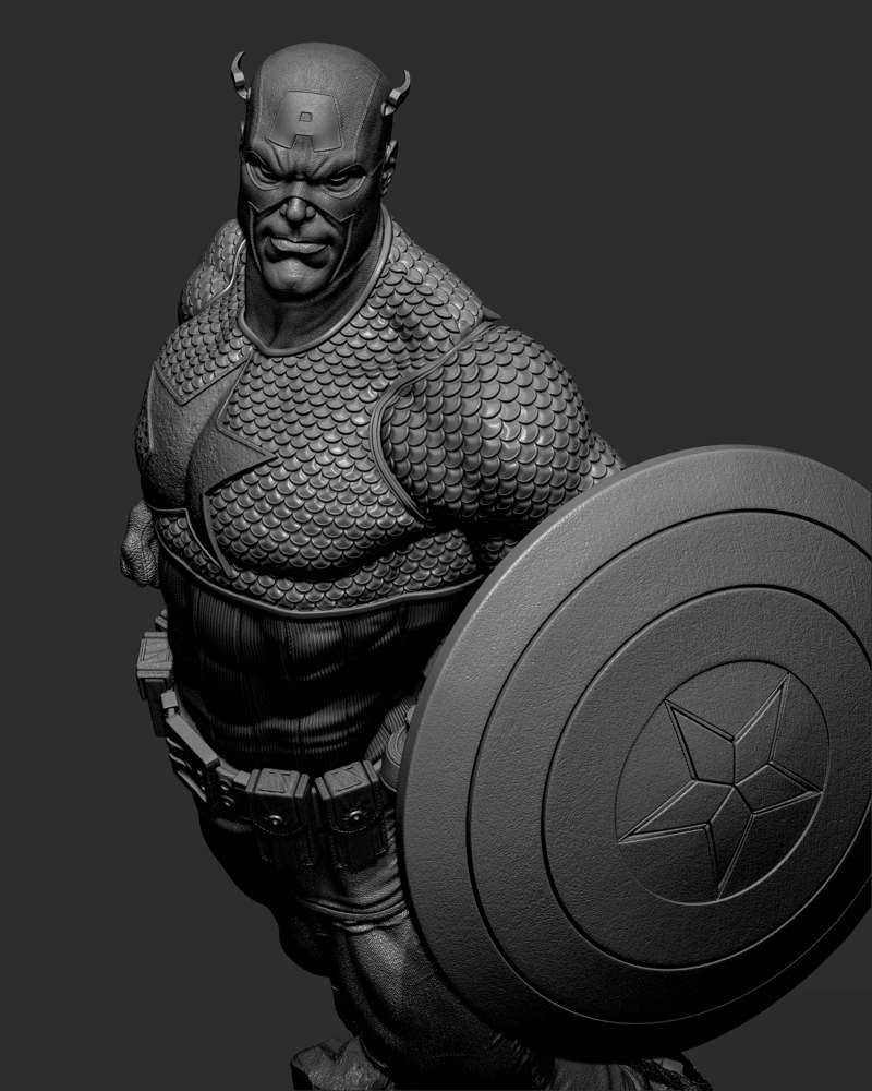 Captain America #3 – Sculpture