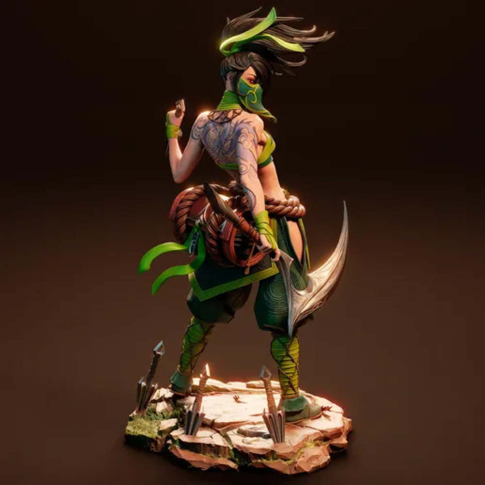 Akali - League of Legends - Sculpture