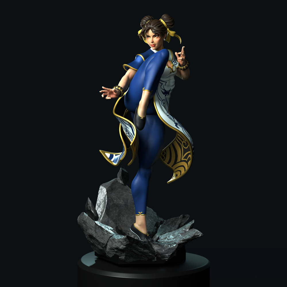 Chun Li - Sculpture