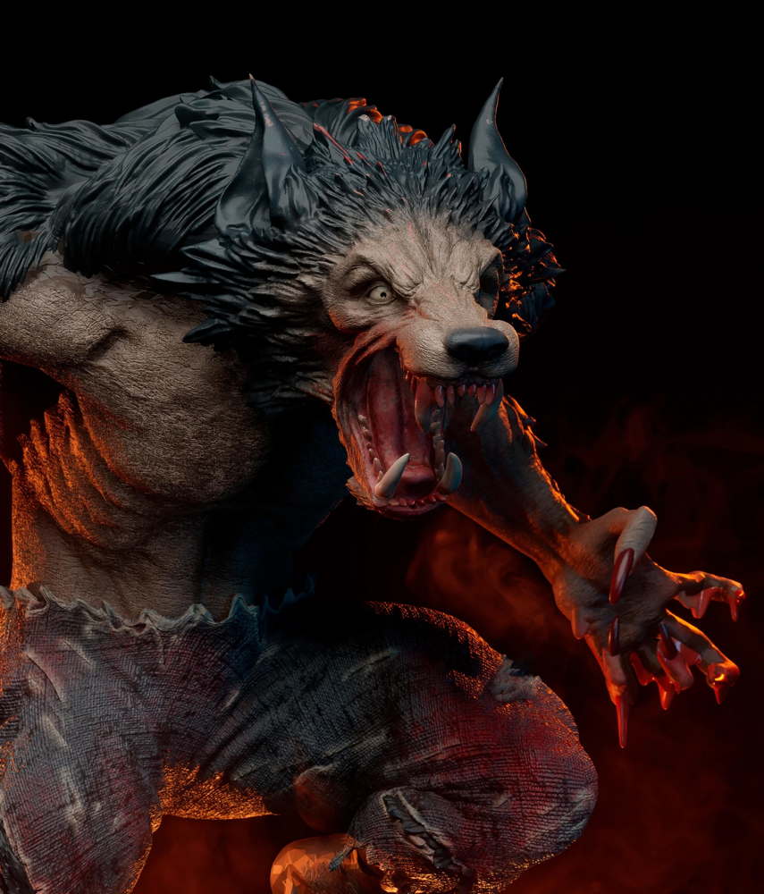 Werewolf - Sculpture