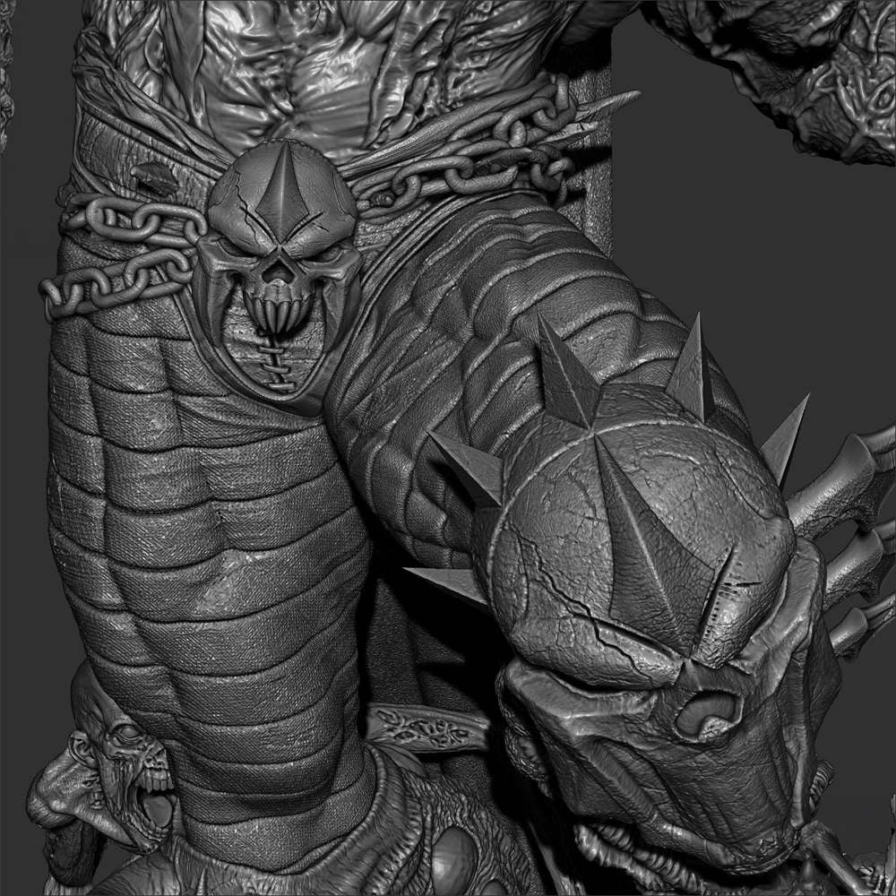 Dark Ages Spawn - Sculpture