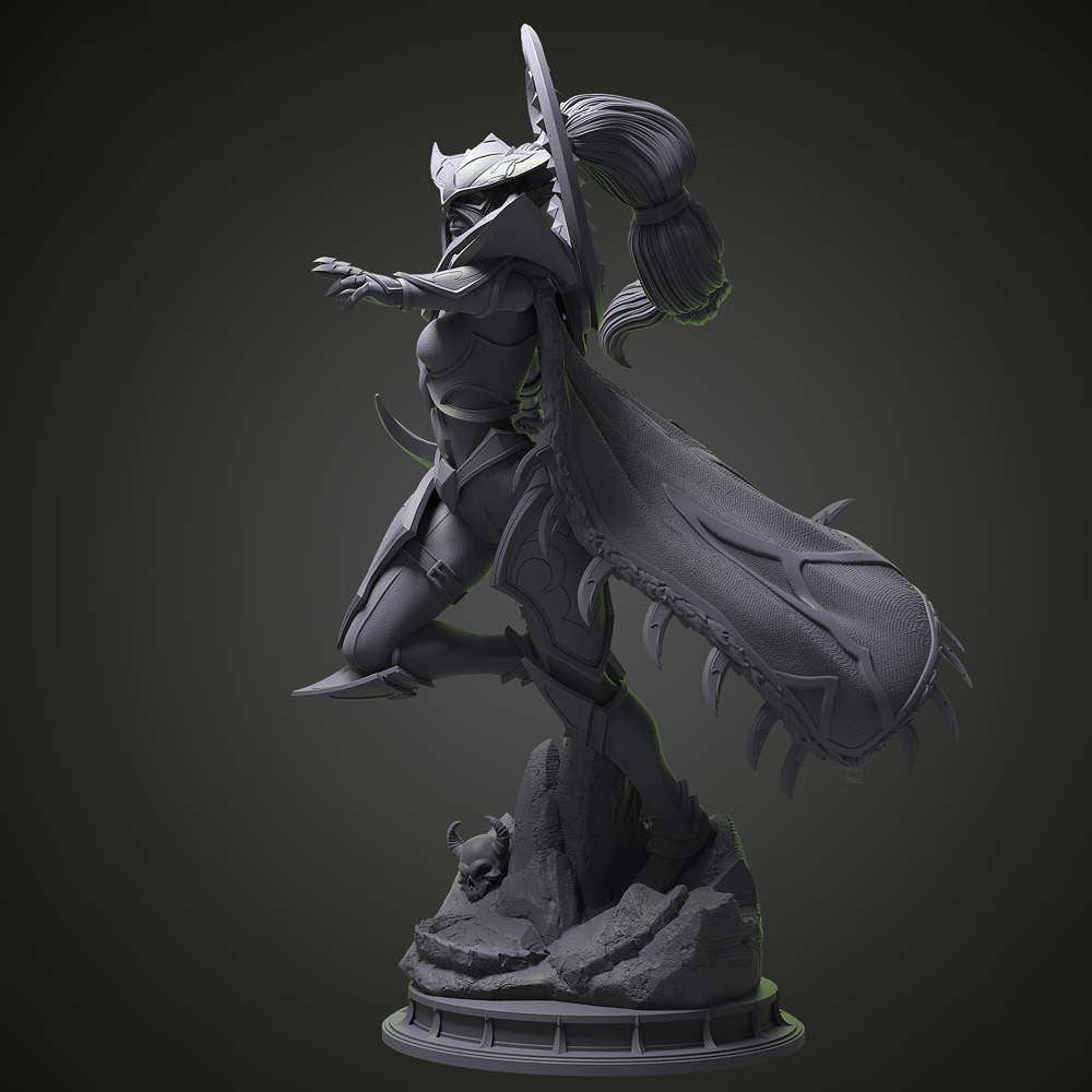 Maiev Shadowsong - Sculpture