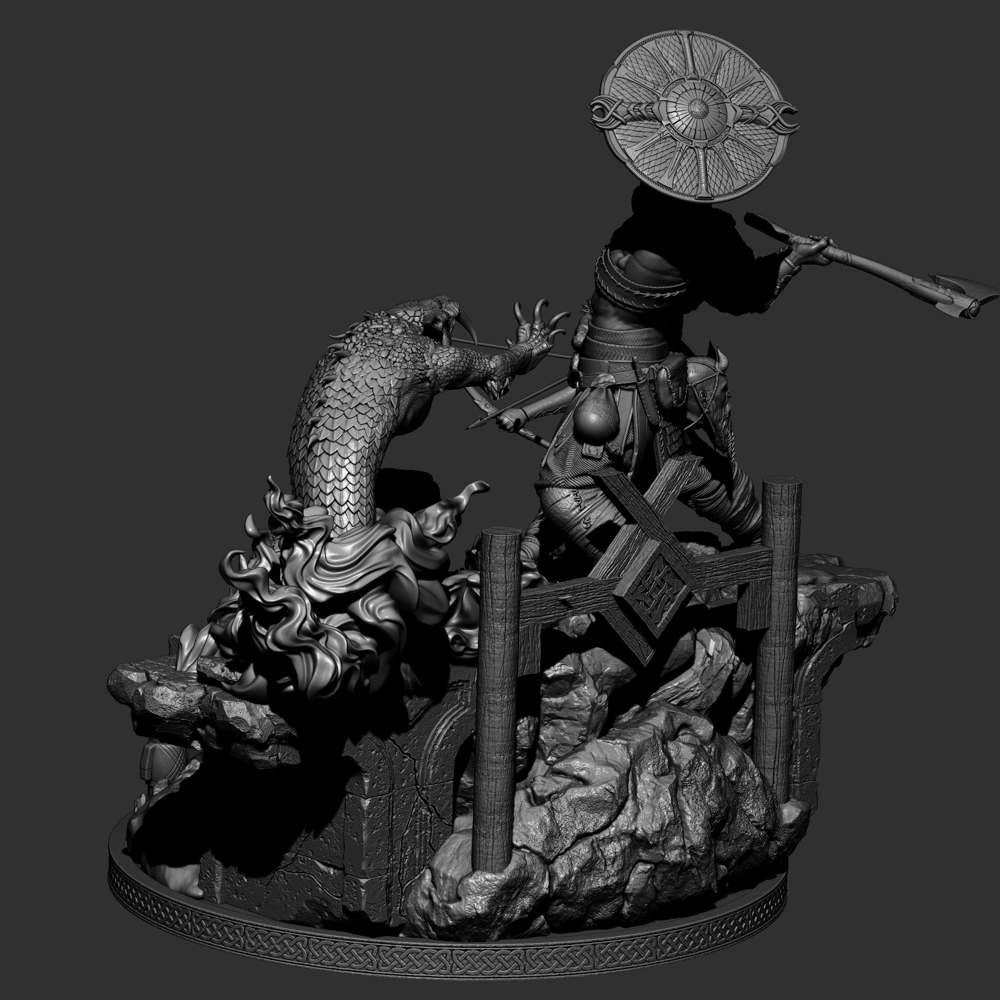 God Of War 4 - Diorama