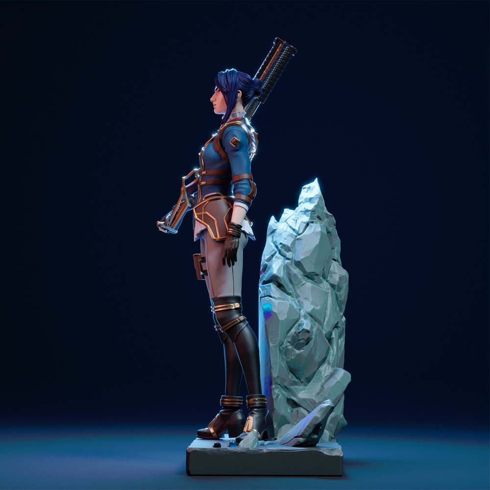 League of Legends - Caitlyn - Sculpture