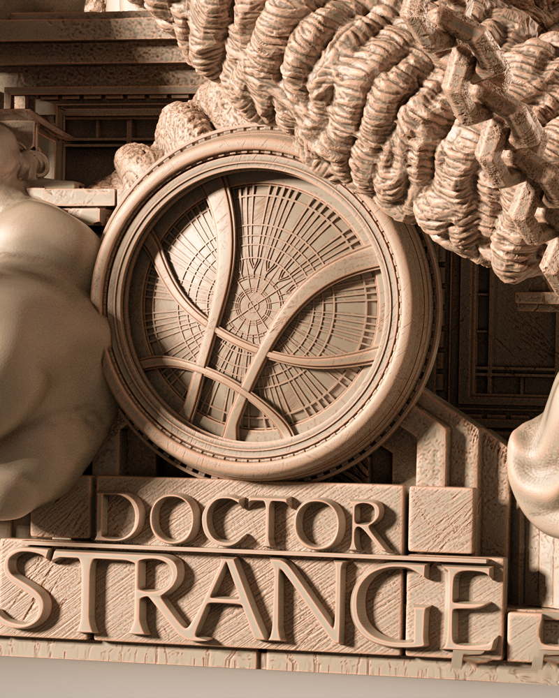 Dr. Strange & Shuma Gorat – Diorama