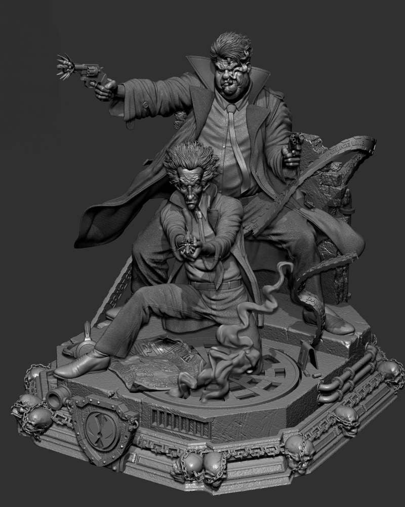 Sam and Twich – Diorama
