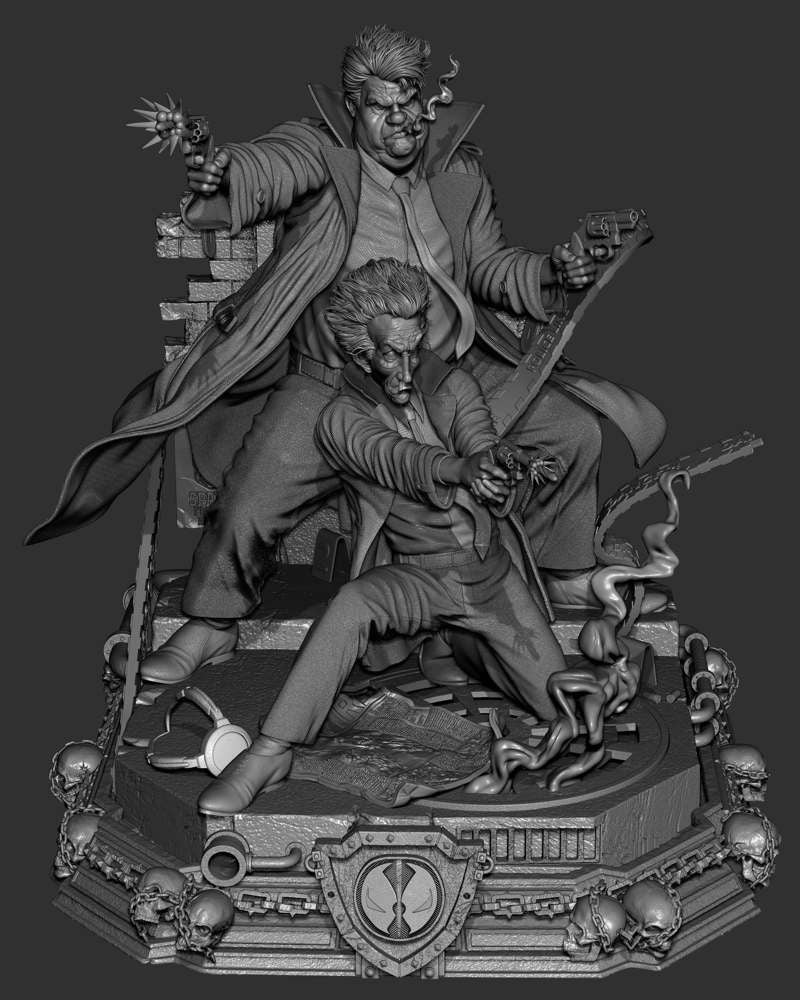 Sam and Twich – Diorama