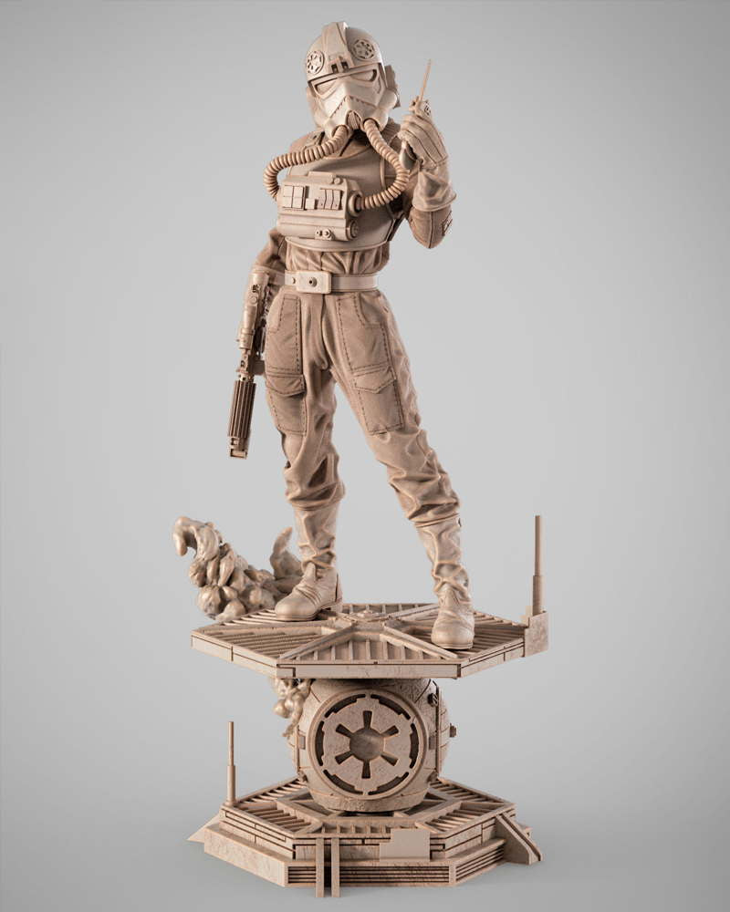 Elite Tie Fighter – Sculpture