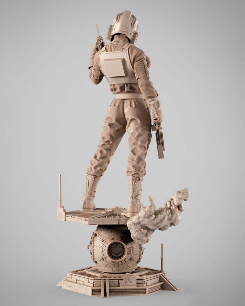 Elite Tie Fighter – Sculpture