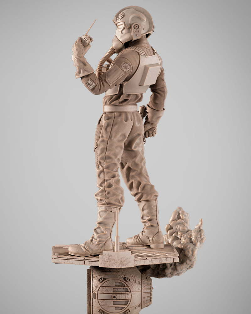 Elite Tie Fighter – Sculpture