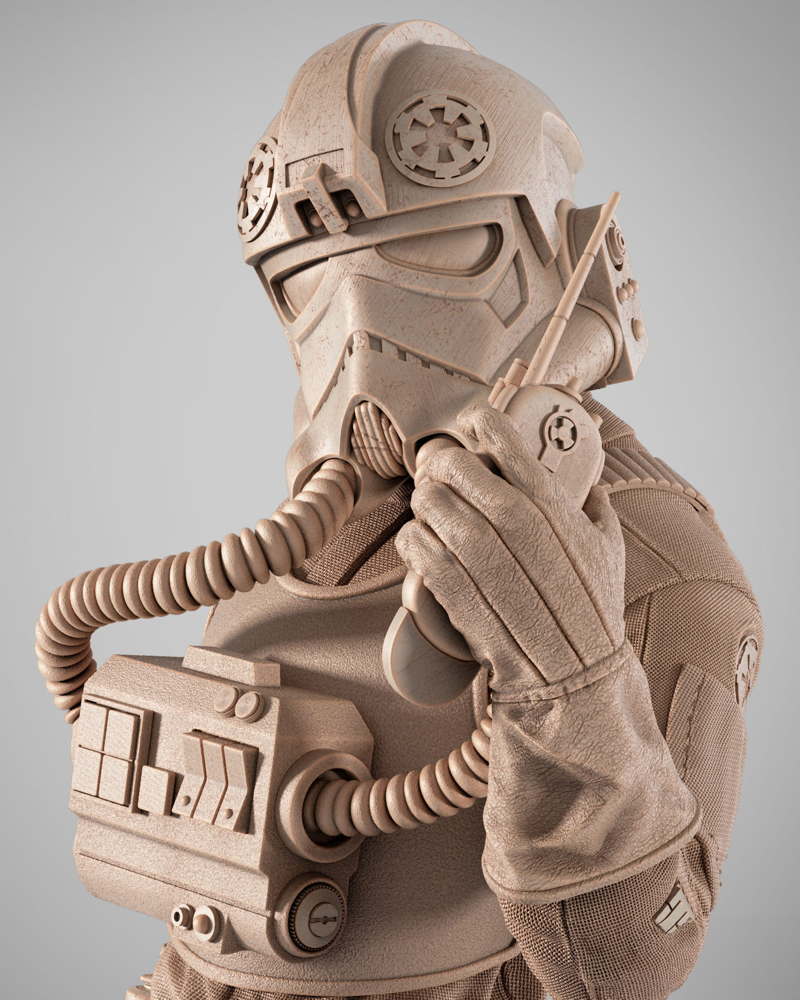 Elite Tie Fighter – Sculpture