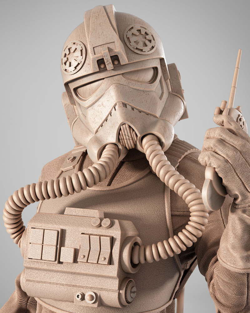 Elite Tie Fighter – Sculpture