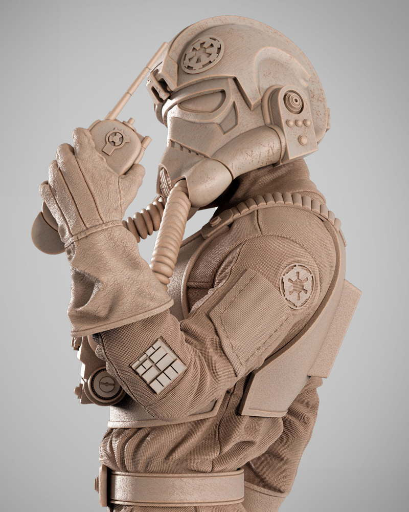 Elite Tie Fighter – Sculpture