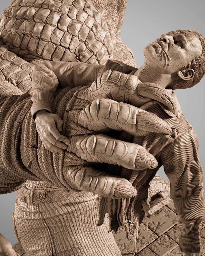 Killer Croc – Sculpture