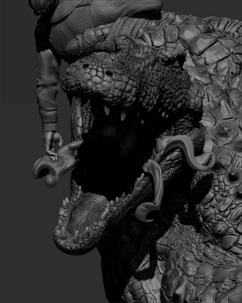 Killer Croc – Sculpture