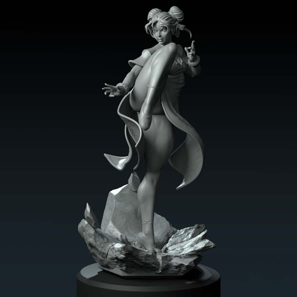 Chun Li - Sculpture