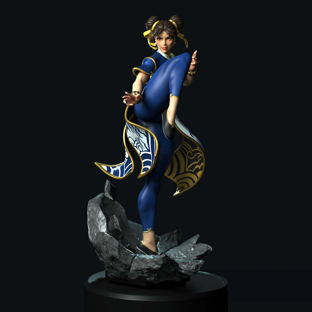 Chun Li - Sculpture