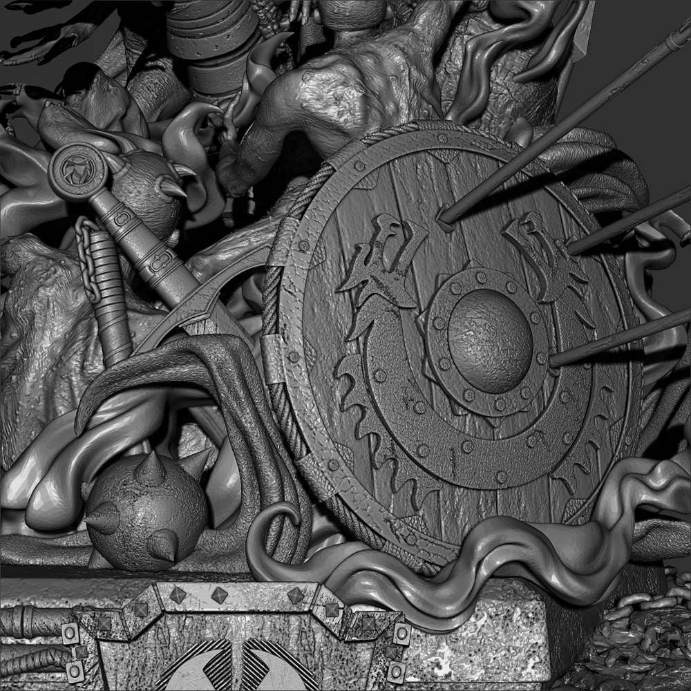 Dark Ages Spawn - Sculpture