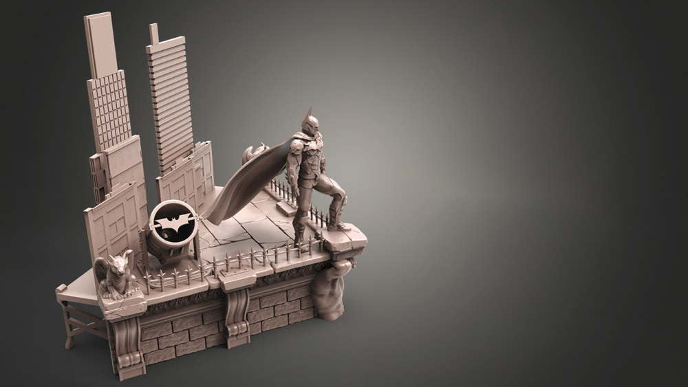 Batman and Catwoman #2 - Diorama