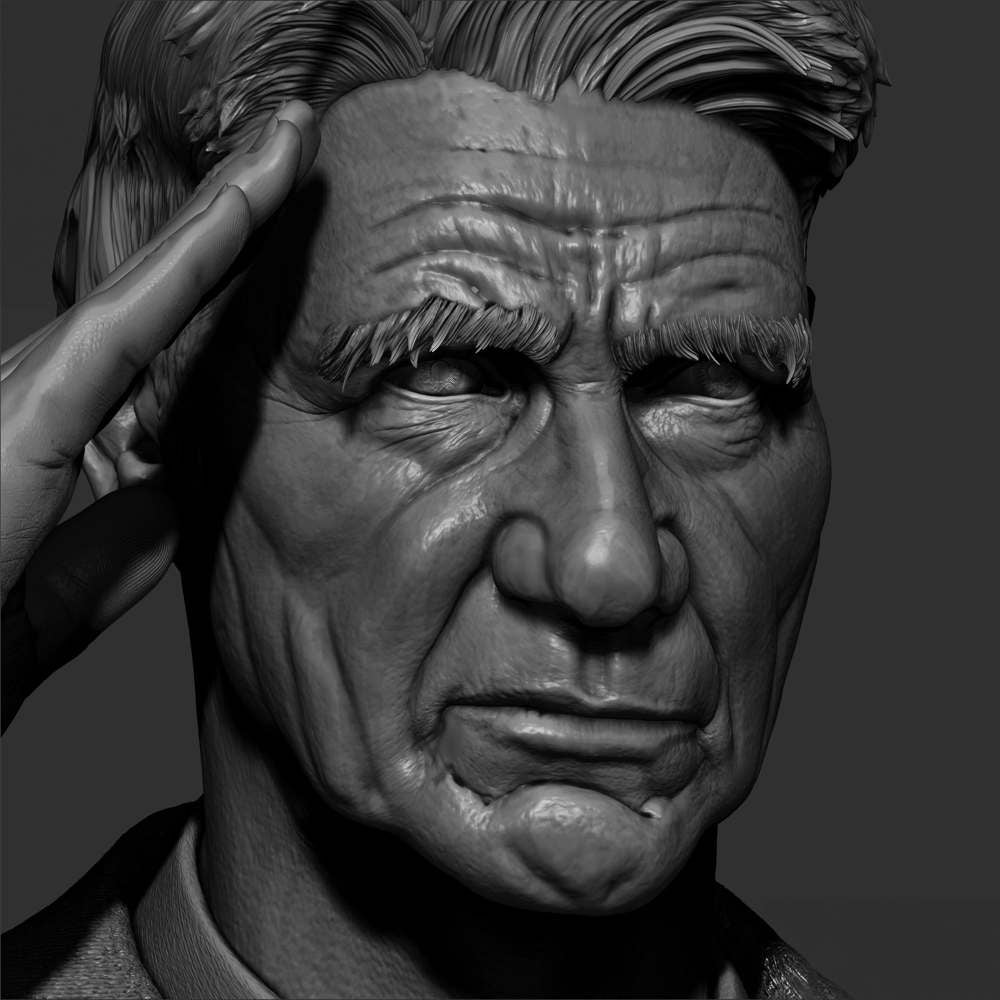 General Thaddeus Ross - Sculpture