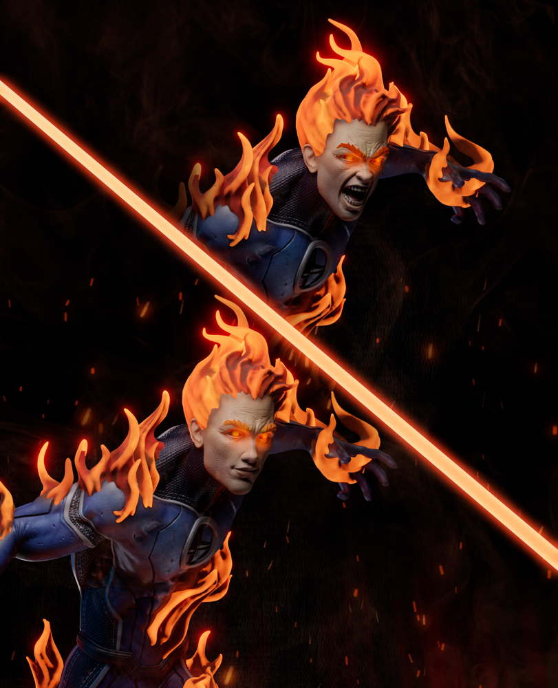 Human Torch – Sculpture