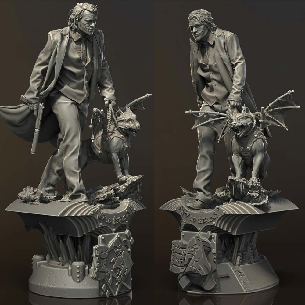 Joker - Heath Ledger - Sculpture