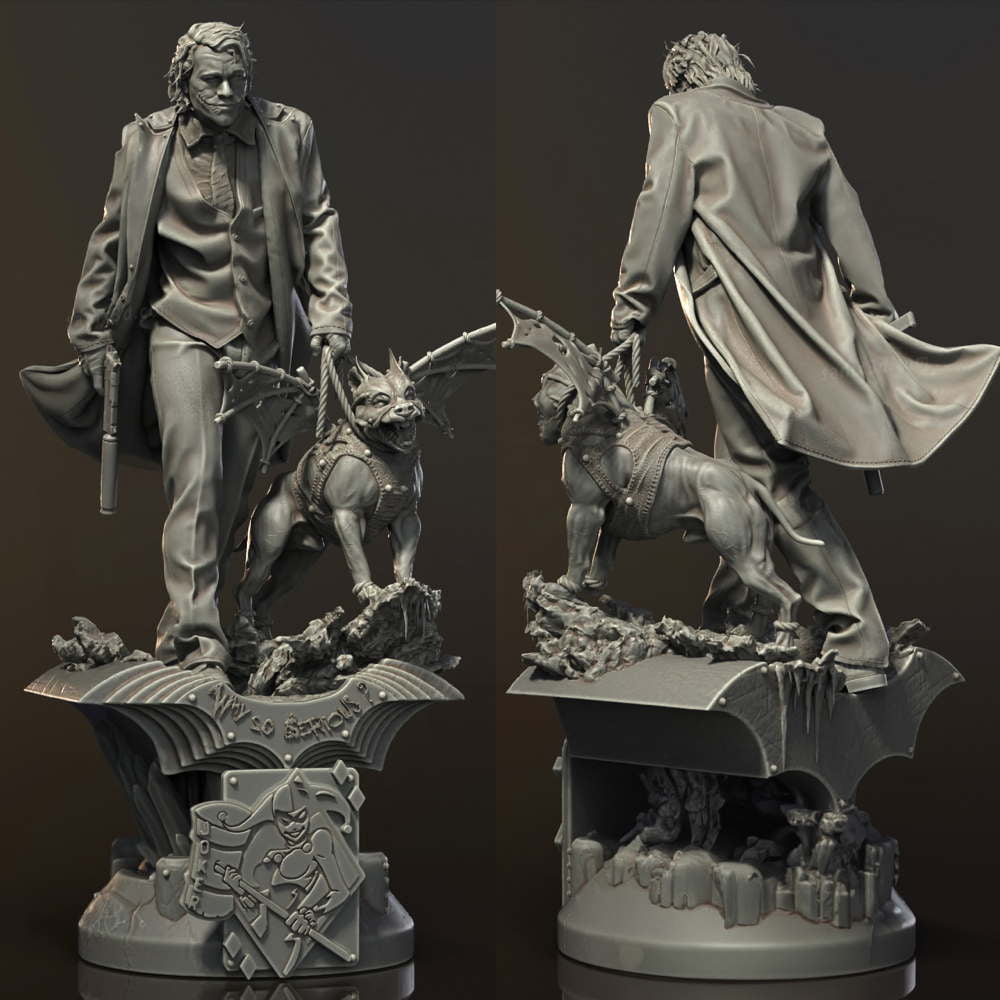 Joker - Heath Ledger - Sculpture