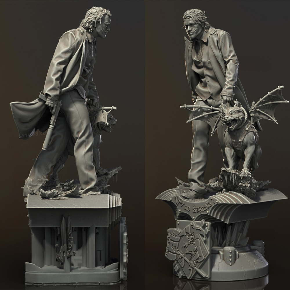 Joker - Heath Ledger - Sculpture
